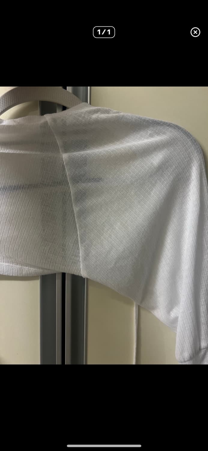 페인오어플레져 화이트 볼레로 가디건 상품이미지8