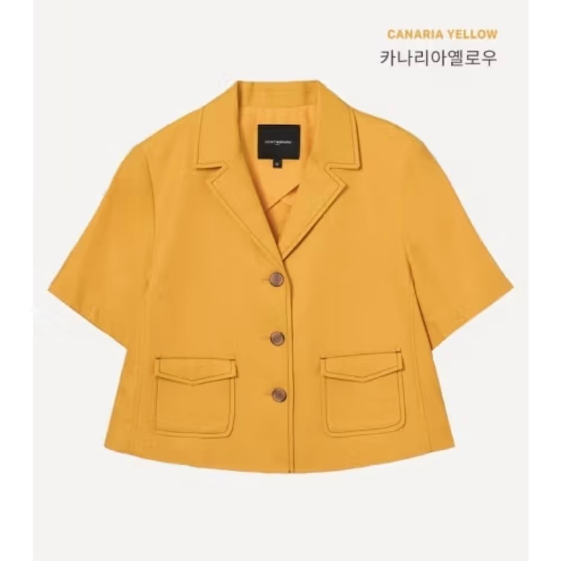 25SS LUCKY BRAND 프렌치 린넨 혼방 하프슬리브 자켓 상품이미지3