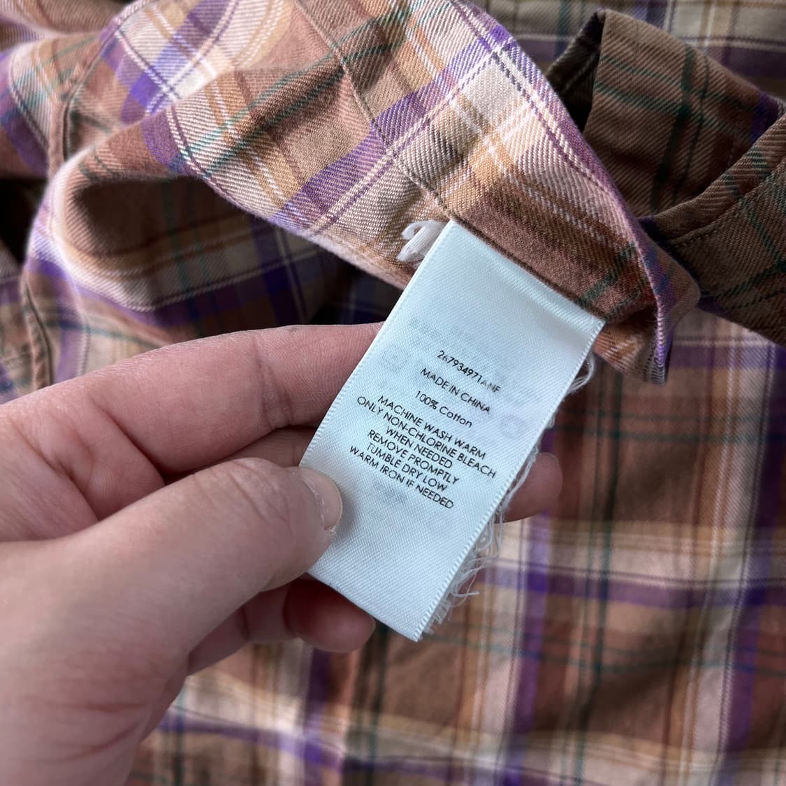 100 폴로랄프로렌 빈티지 체크 코튼 셔츠 상품이미지6