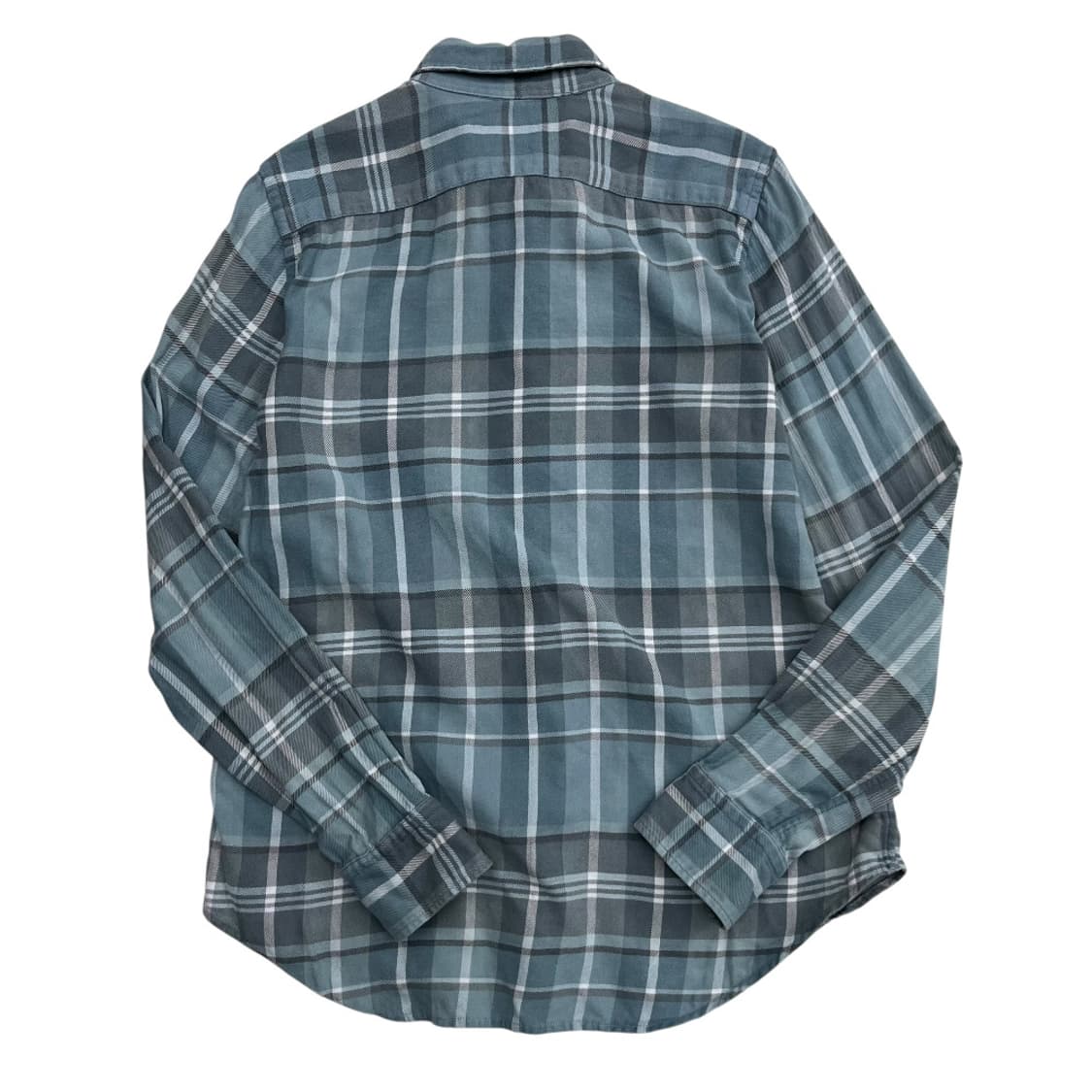 폴로 랄프로렌 그레이포니 민트체크 울 셔츠 M 상품이미지3