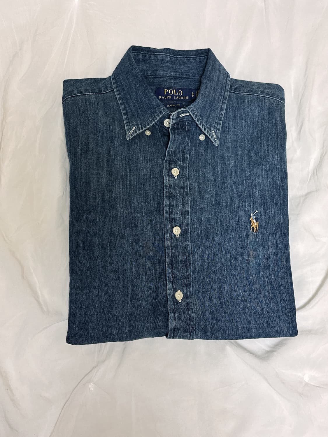 [새 상품] 폴로랄프로렌 데님셔츠 s(남녀공용) 상품이미지2