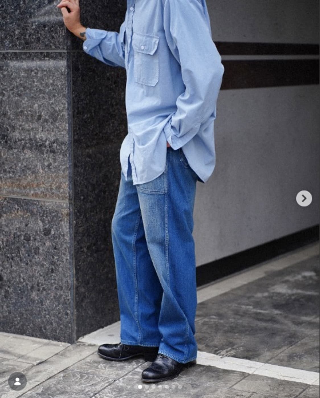 [2] 헤릴 Herill 25aw us navy denim 새상품 상품이미지4