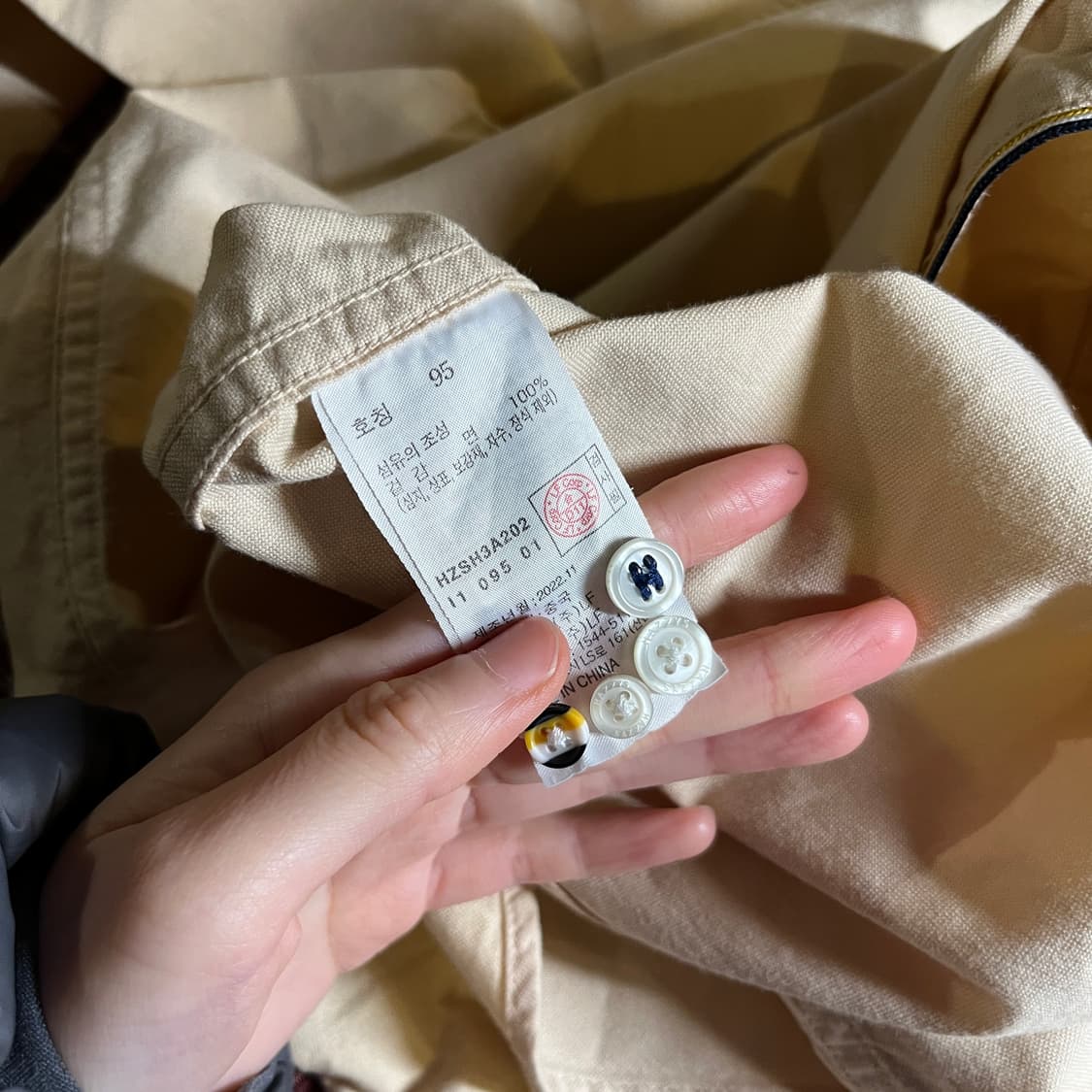 헤지스 코튼 솔리드셔츠 상품이미지6