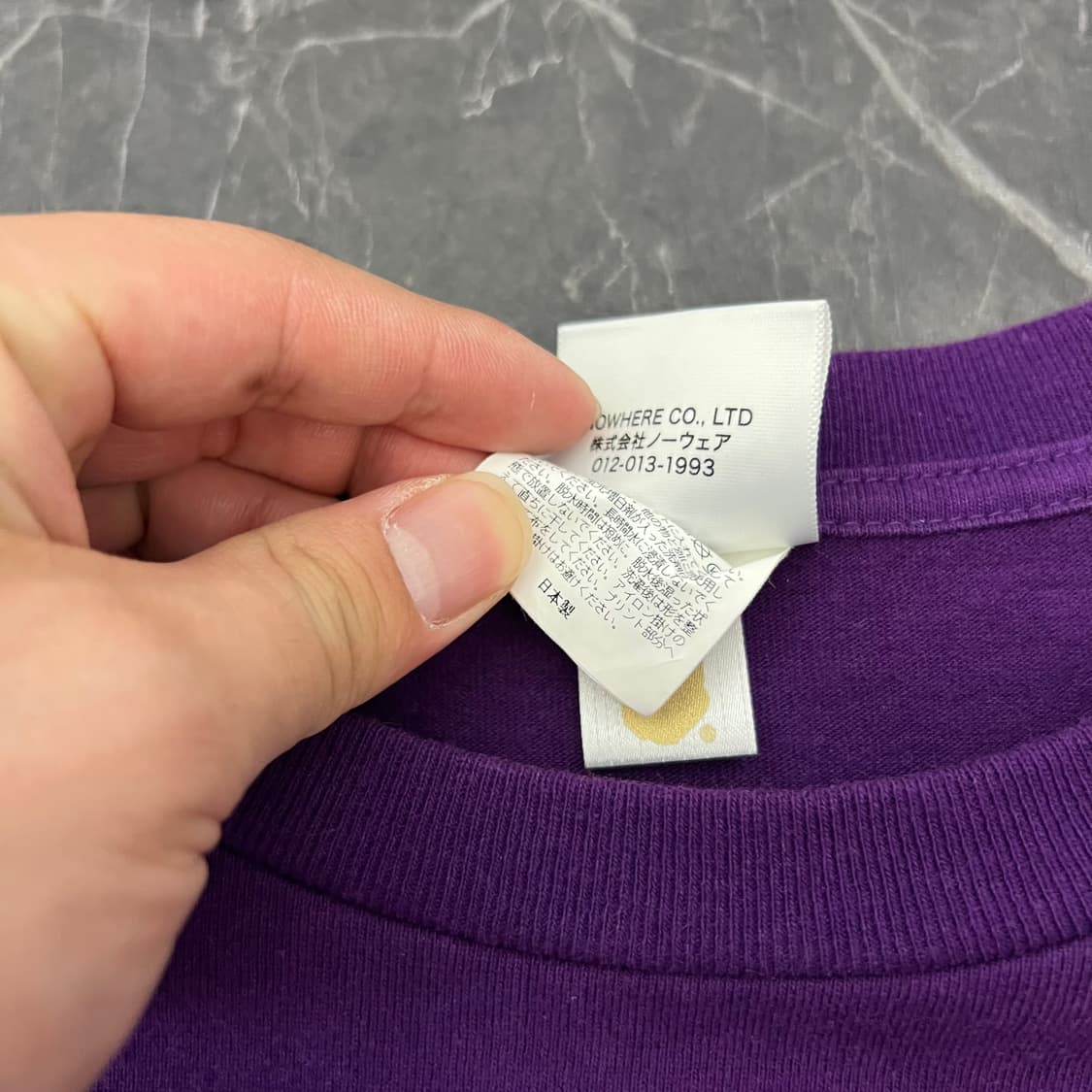 베이프 컬리지 사루 헤드 반팔 퍼플 상품이미지5