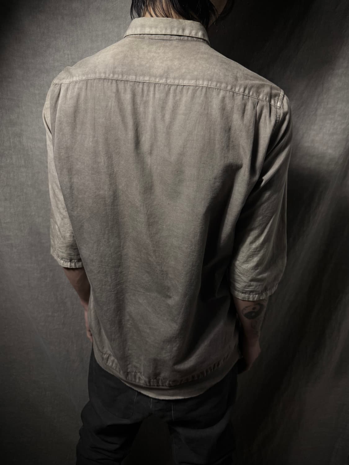 THE VIRIDI-ANNE Garment Dyed 3/4 Shirt 상품이미지2