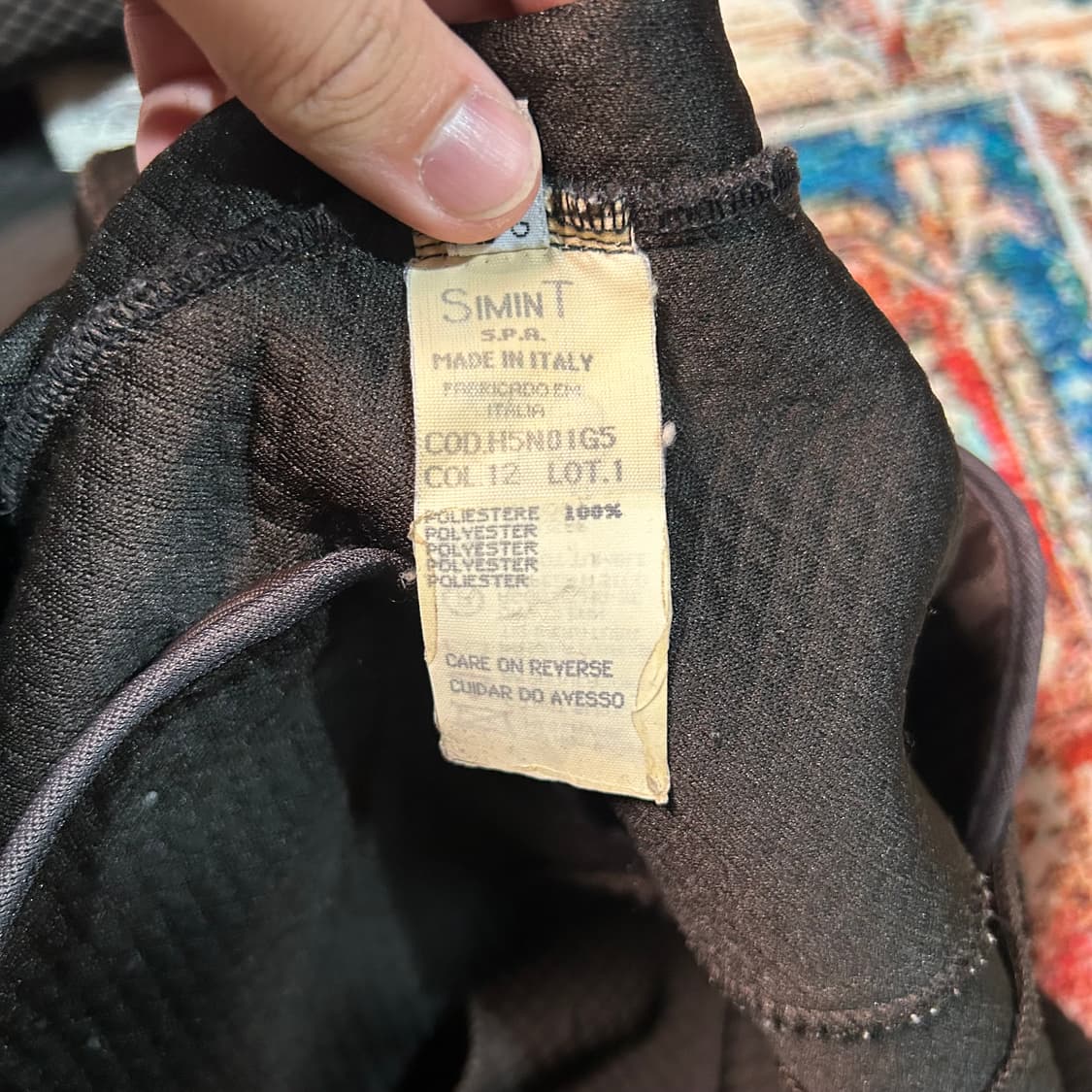 [S] 90s 아르마니 made in italy 엠보 블레이저 상품이미지7