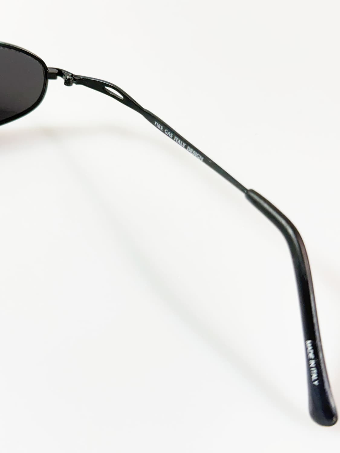 90s FIRE GAS 슬림 오벌 메탈 프레임 빈티지 선글라스 상품이미지6