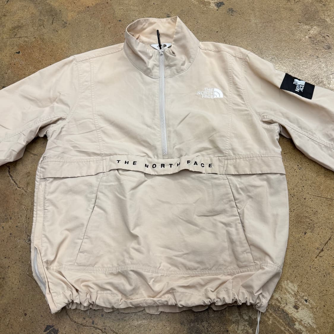 [정품/S] 노스페이스 하프집업 아이보리 바람막이 b16 상품이미지3