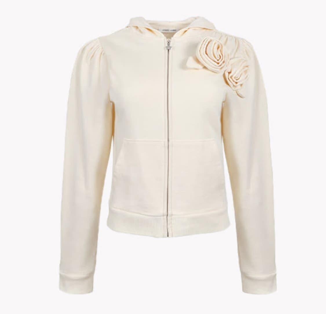 샌디리앙 수키 후드 집업 크림 상품이미지1