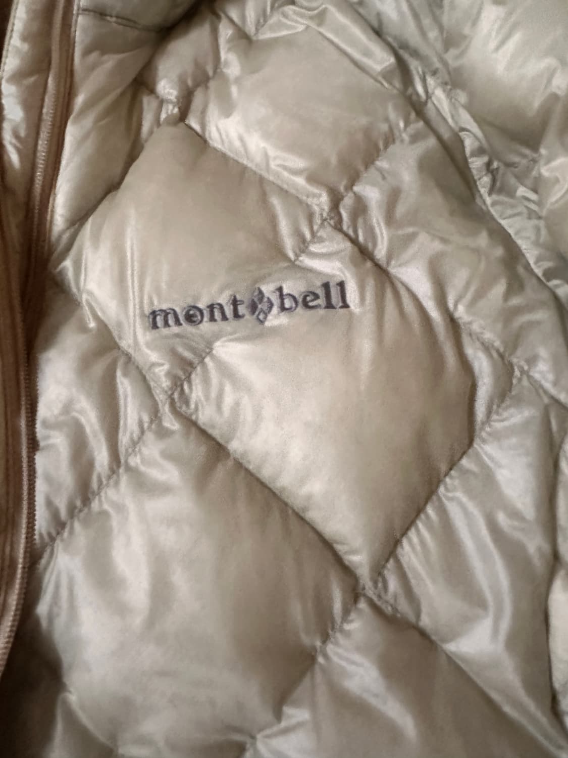 몽벨 수페리어 800 경량패딩 여성 XL 아이보리 상품이미지7
