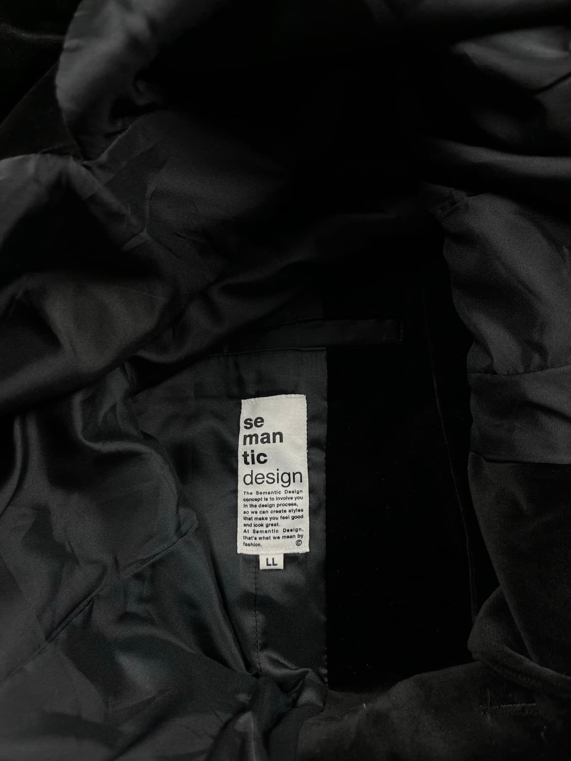 Semantic Design 벨벳 블레이저 상품이미지5