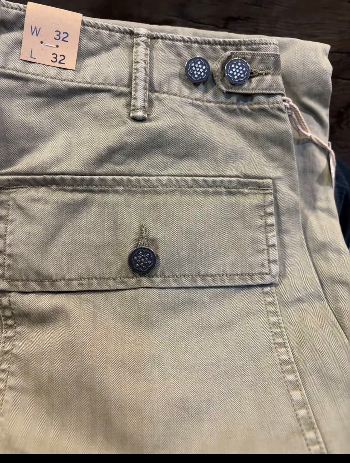 rrl 헤링본 팬츠 32/32 새상품 상품이미지3