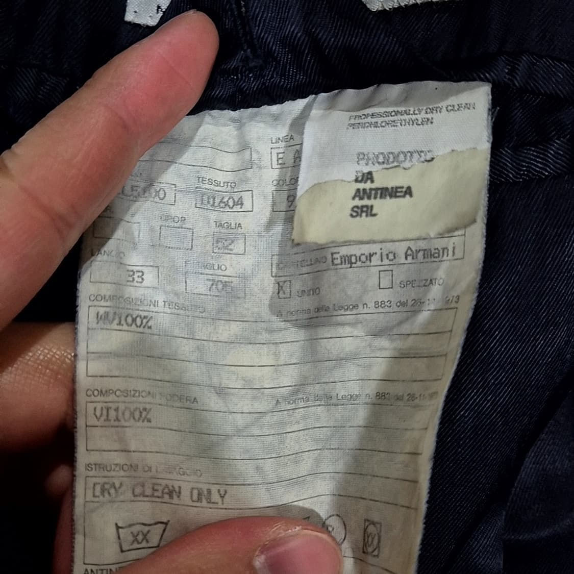 엠포리오 아르마니 롱 코트 상품이미지5