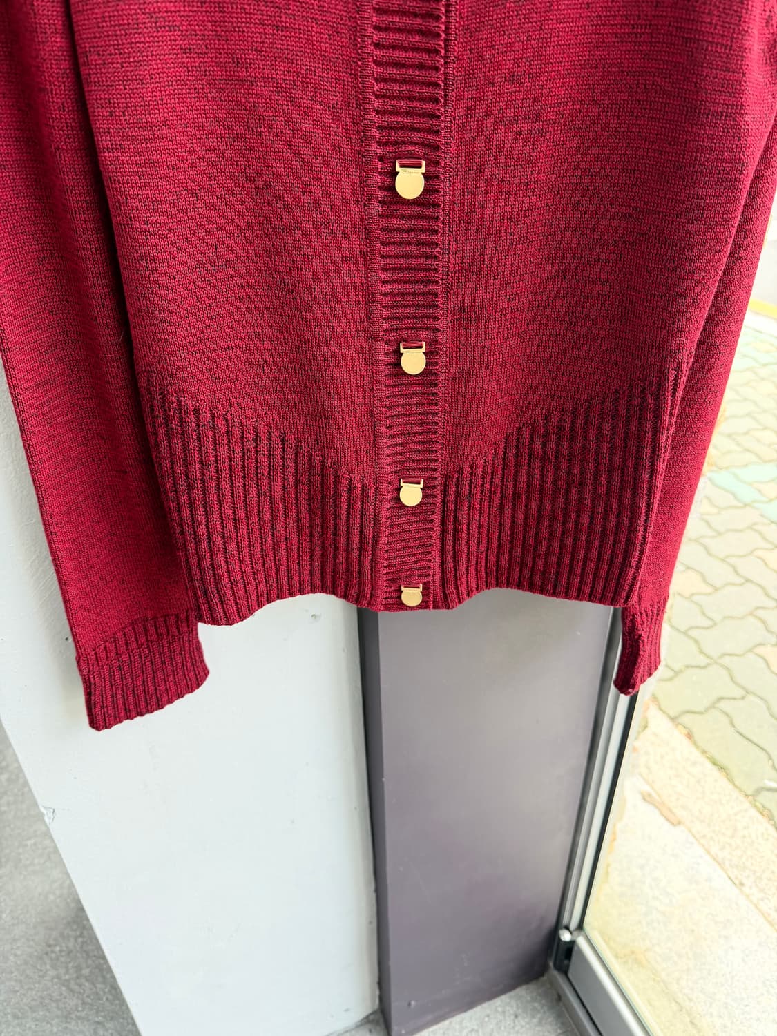 M/ 살바토레 페라가모 금장버튼 울 가디건 자켓 상품이미지4