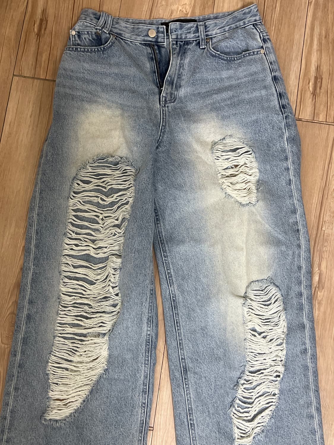 트리밍버드Scratch Damage Denim Pants [ Blue ] 상품이미지5