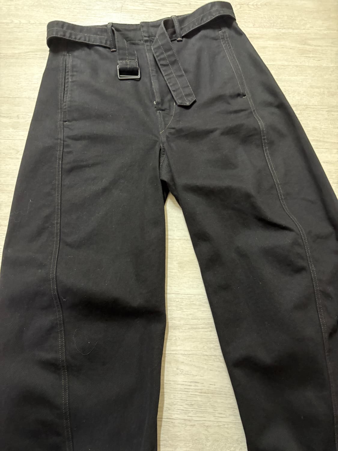 르메르 트위스트 벨티드 팬츠 블랙 S 상품이미지2