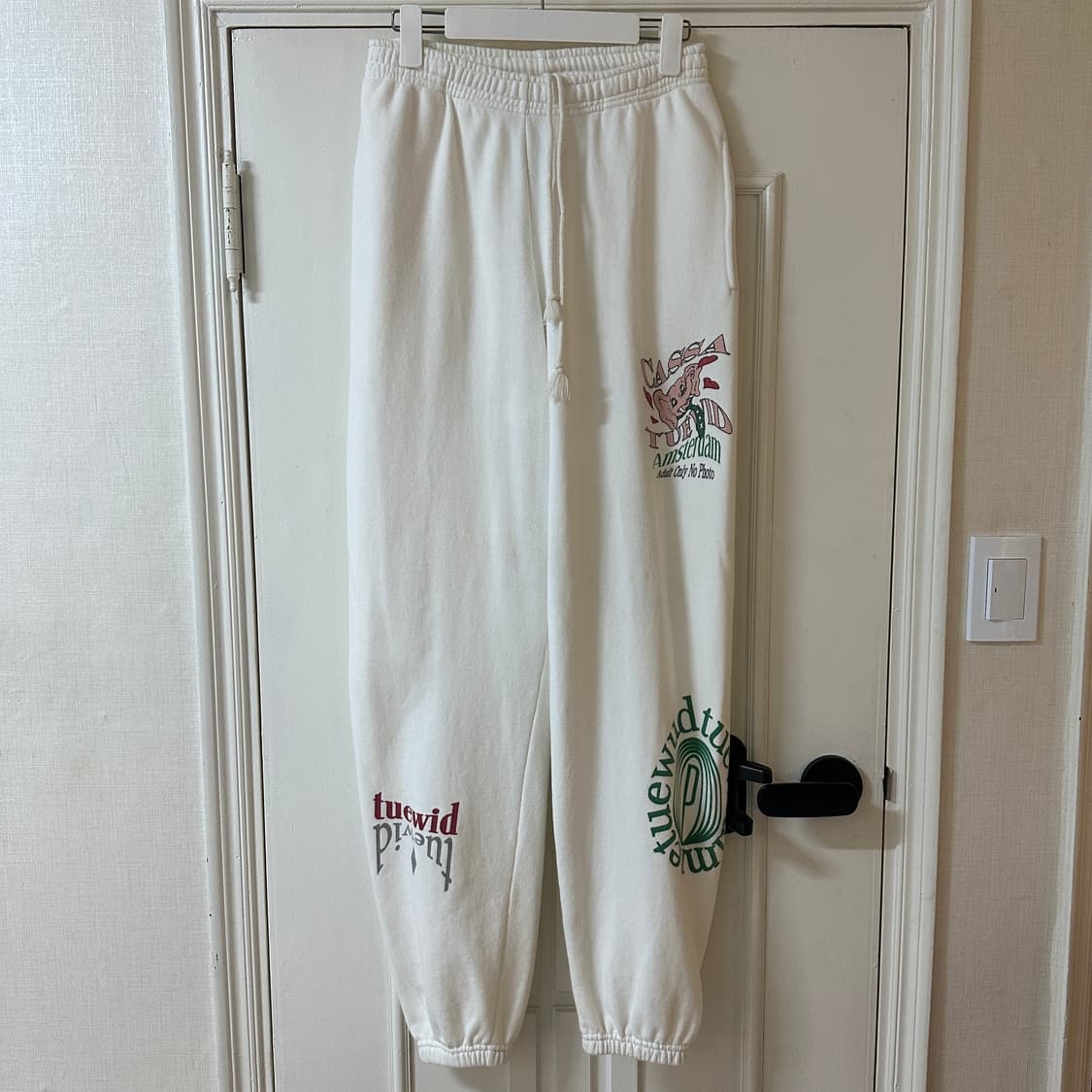 TUEWID Blanc Gauze Tattoo pants 스웻팬츠 상품이미지6