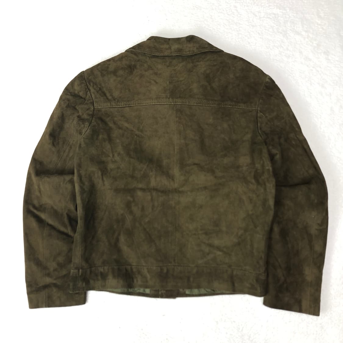 Spieth style 카키 스웨이드 레더자켓  상품이미지2