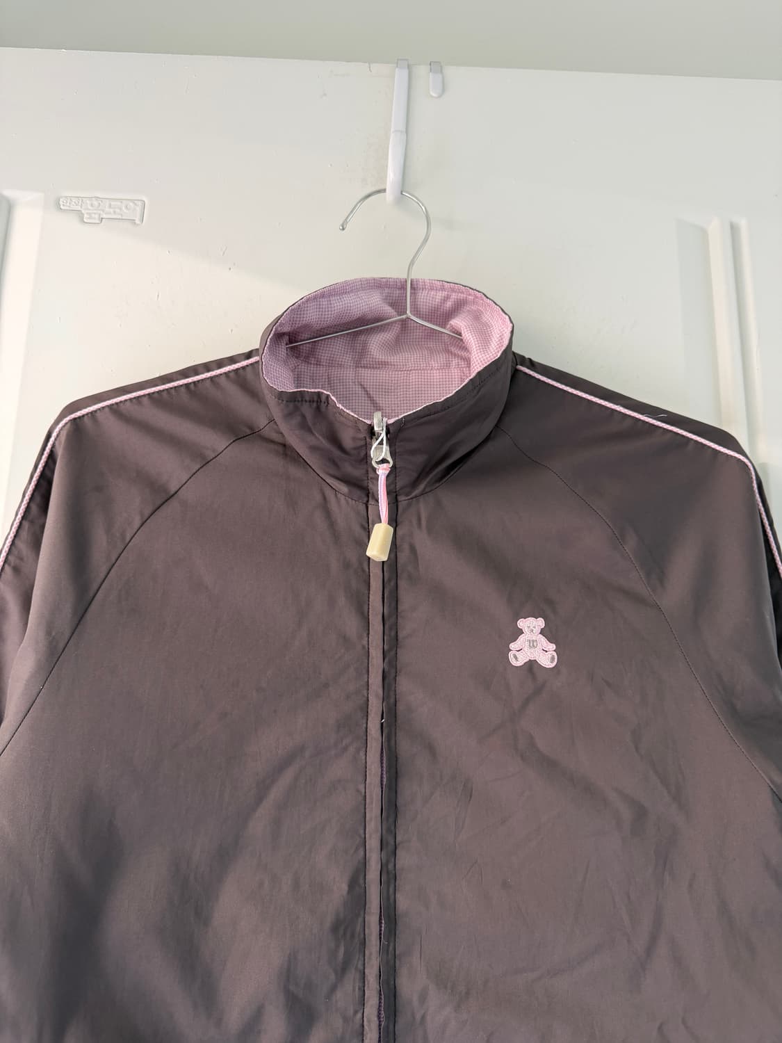 일본빈티지 하구미 잔체크 리버시블 바람막이 상품이미지6