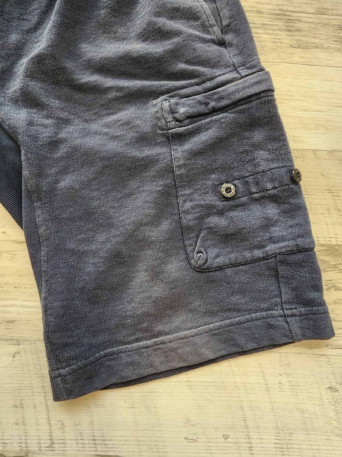 스톤 아일랜드 가먼트다잉 스웻 팬츠 팜. S(30~32)사이즈 반바지 상품이미지3