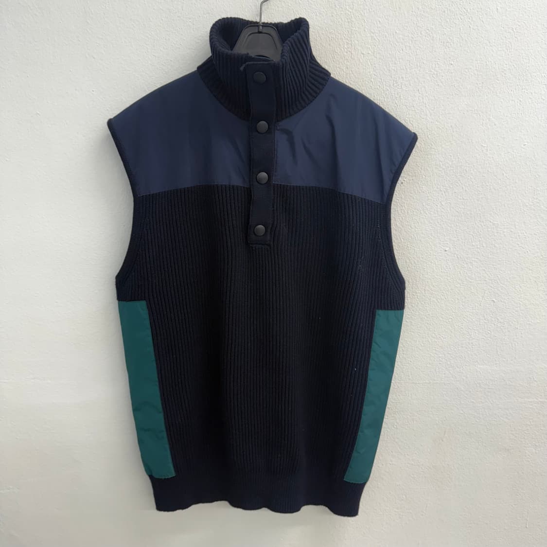 자라 패치워크 니트 베스트 조끼 (XL) 상품이미지1