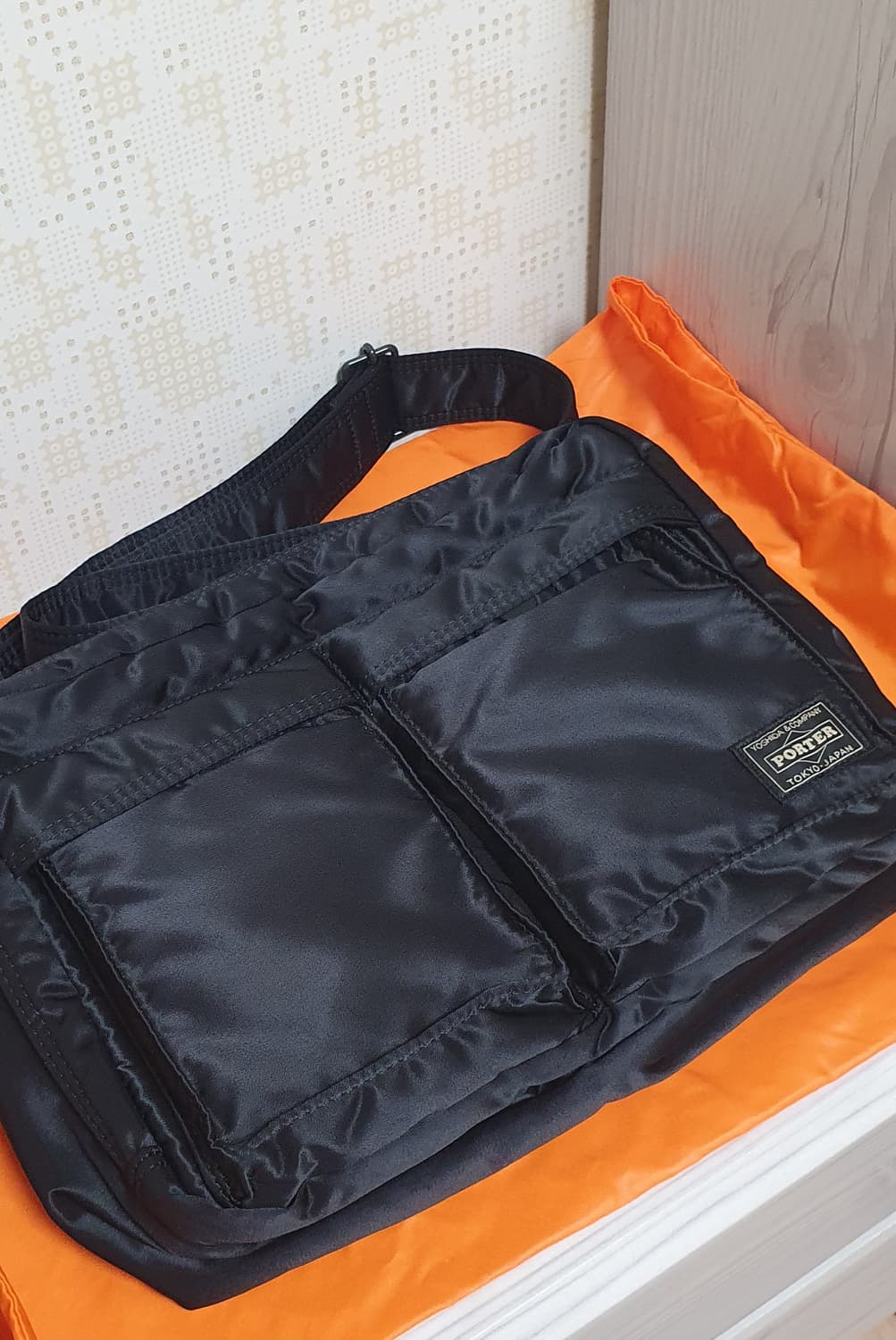 포터 뉴 탱커 슬링백 집 라지 블랙 판매 숄더백 상품이미지2