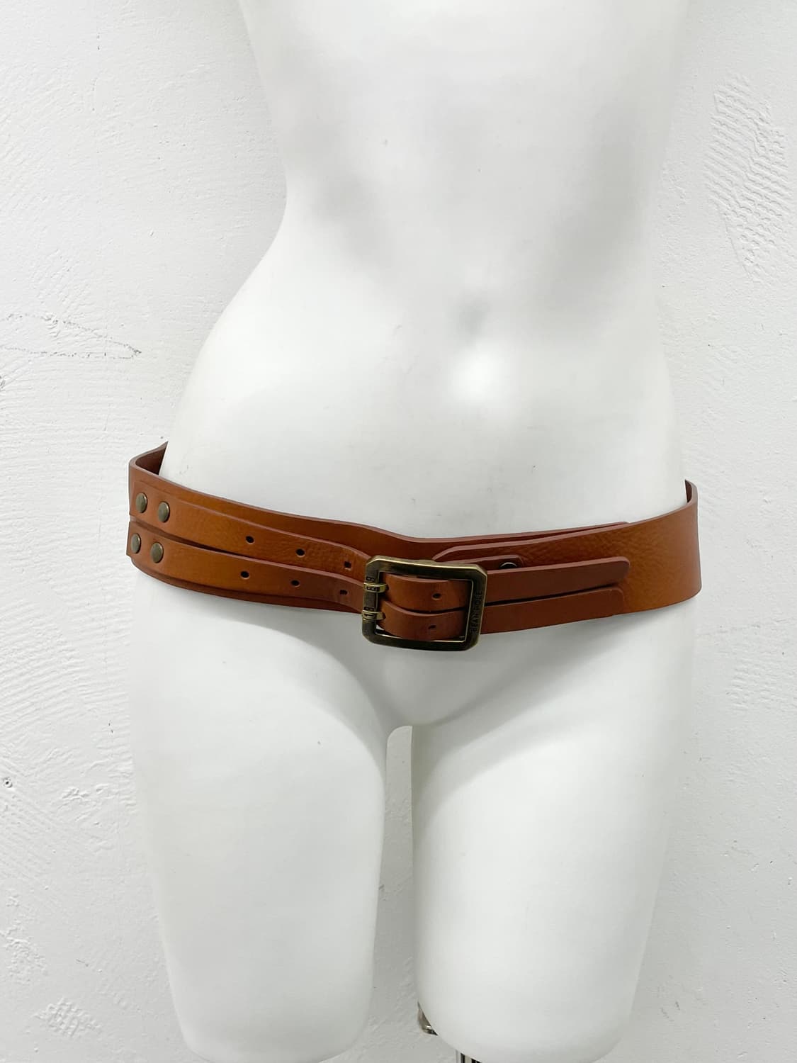 빈폴 리얼레더 와이드 버클 벨트 상품이미지2