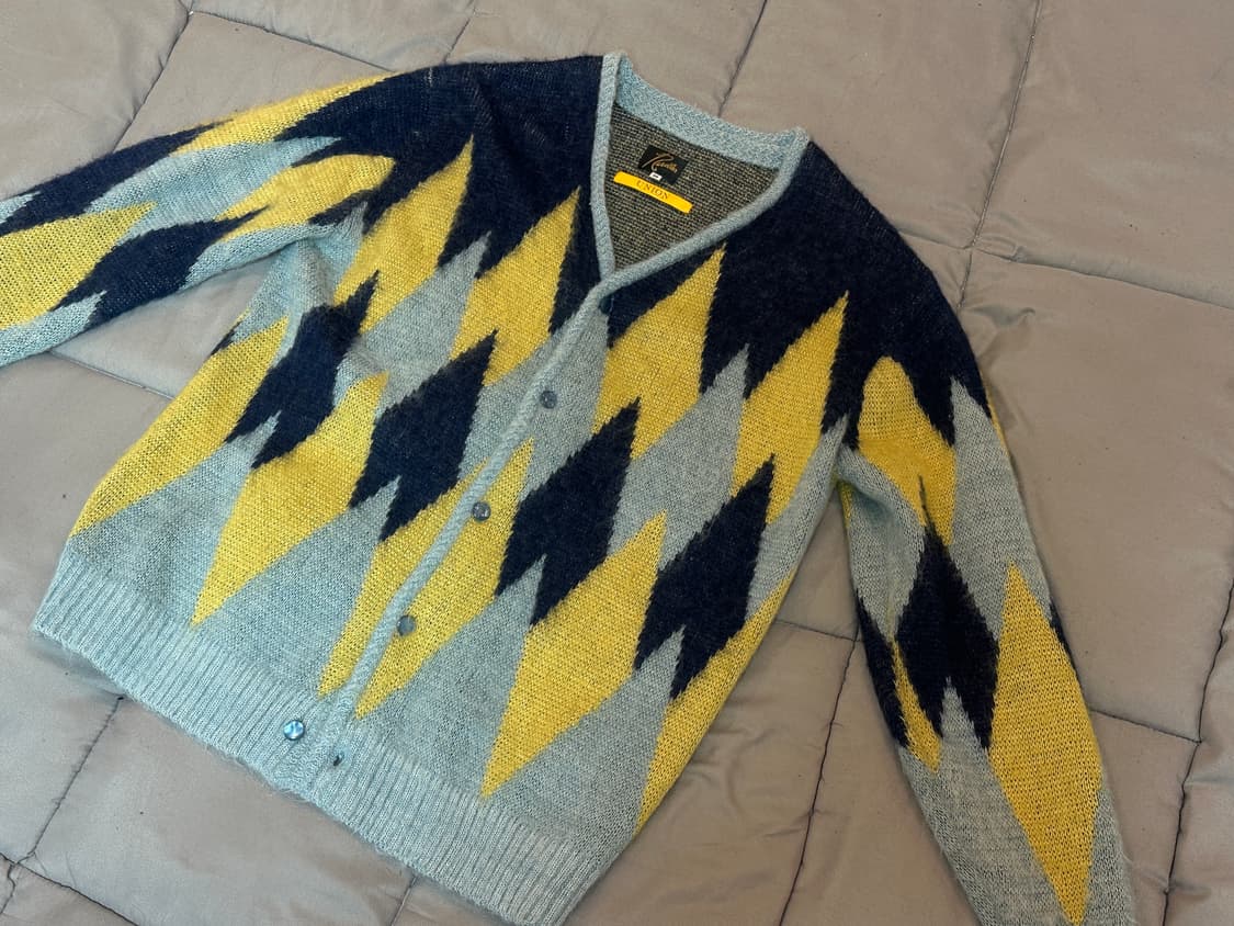 니들스X유니온 콜라보 모헤어 가디건 M 상품이미지2