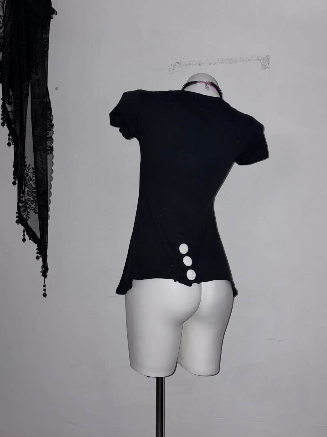 해골 스트라이프 가디건 스컬 이모키드 씬키드 emo scene 키치갸루 상품이미지7