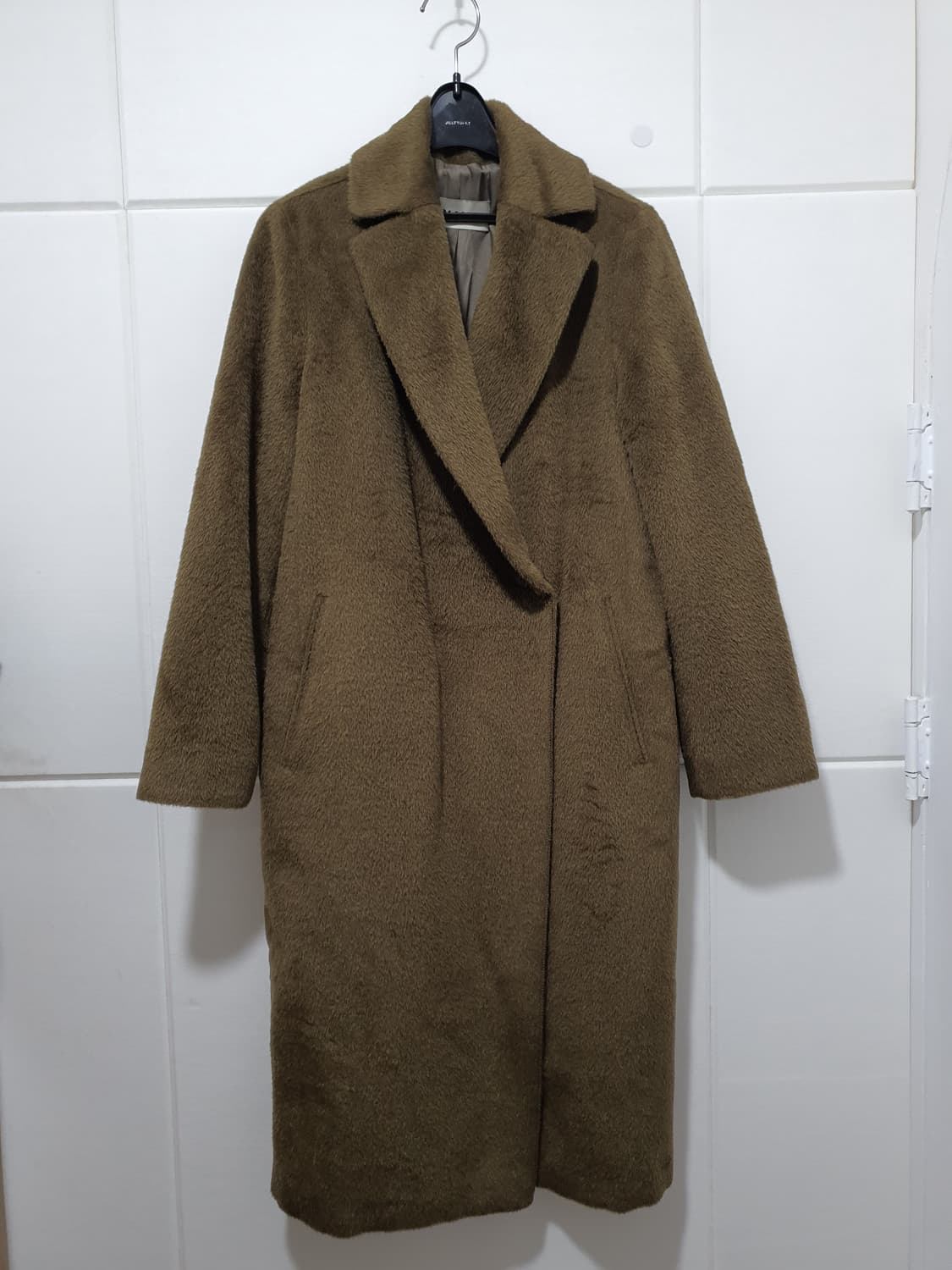 더한섬 마인 MINE 라마 혼방 이태리 롱코트 사이즈 160 상품이미지2