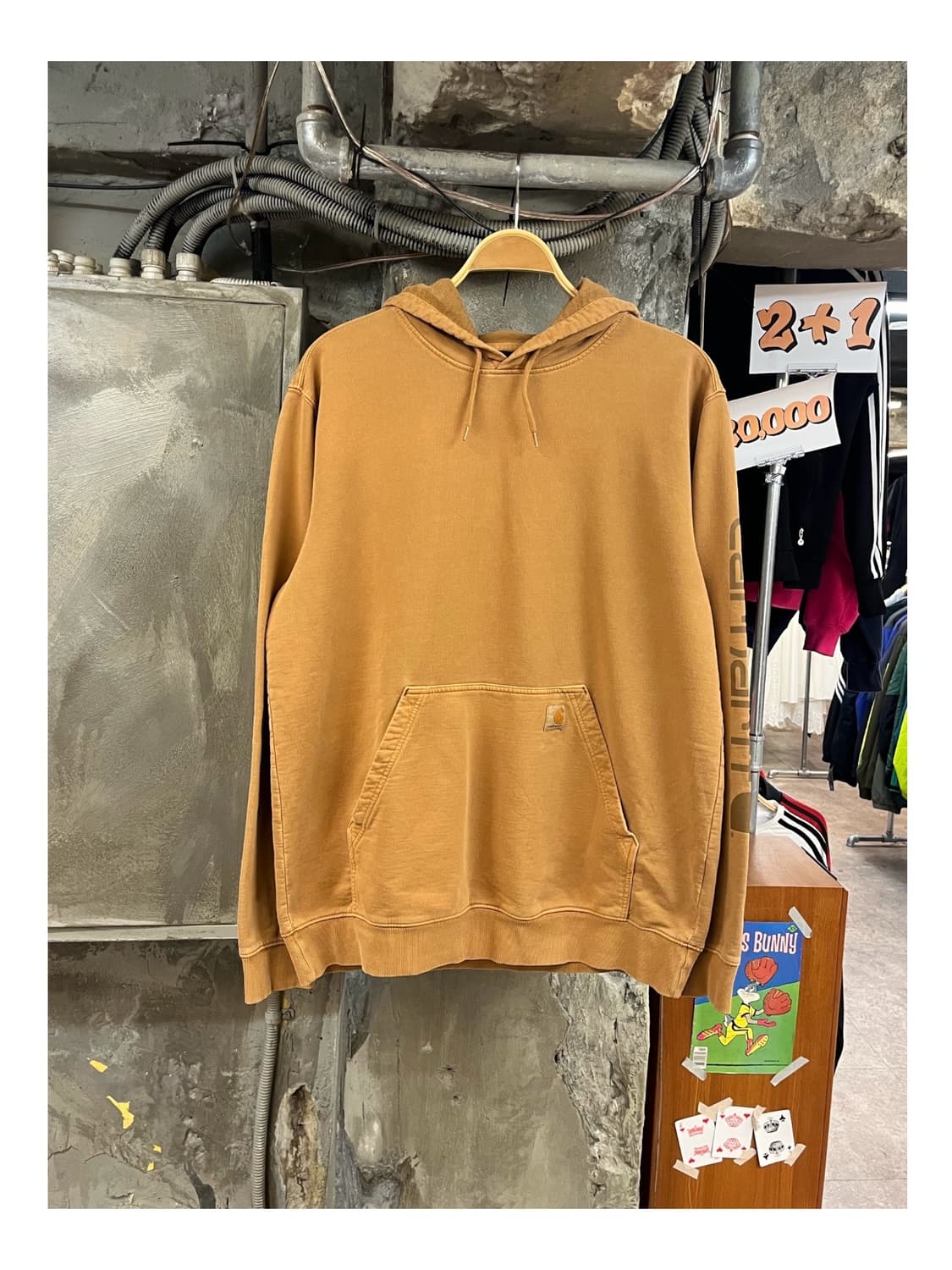 칼하트 릴렉스핏 후드티 카멜 L #csz3757 칼하트 릴렉스핏 후드티  상품이미지1