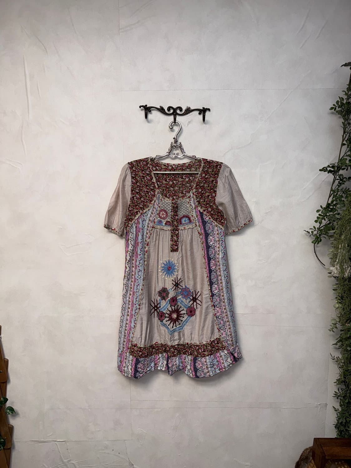 Indi pink bohemian floral half ops 상품이미지1