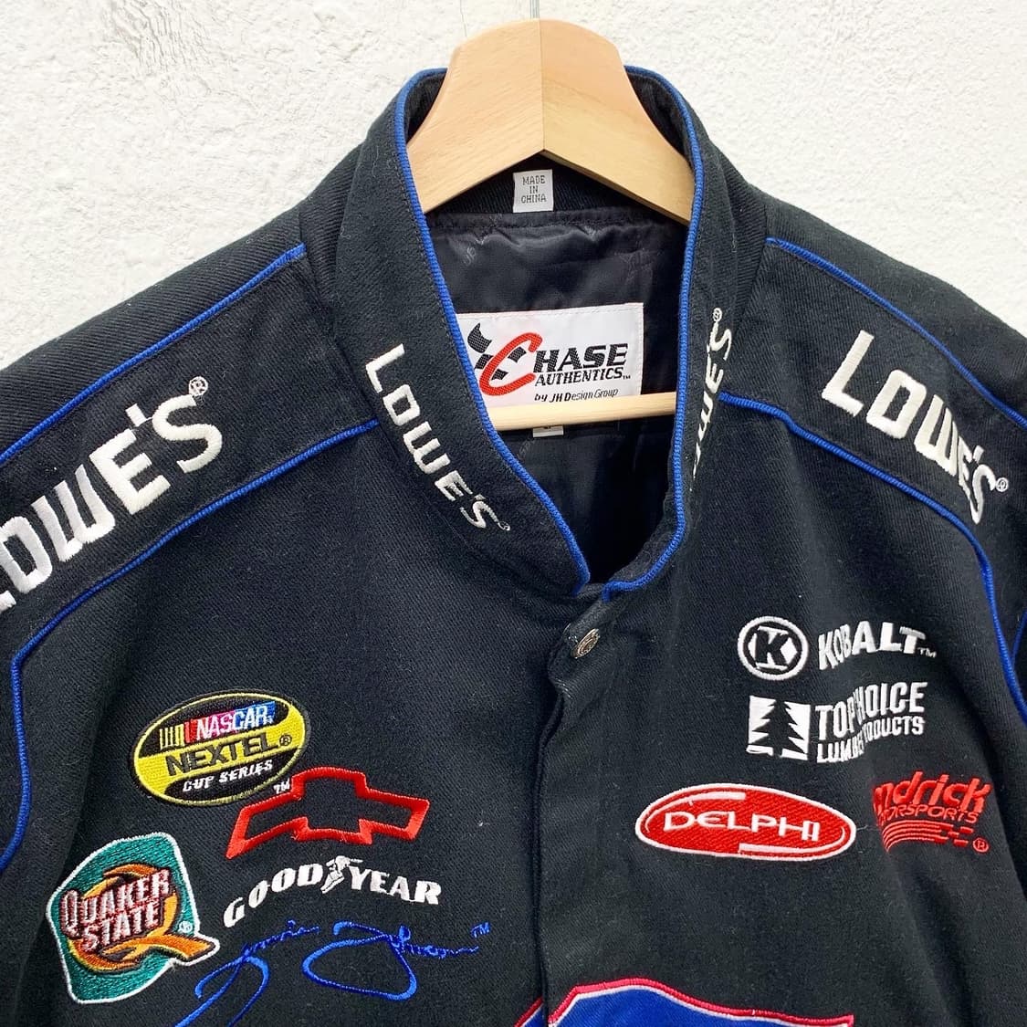 하세 어센틱 블랙 로위스 와펜 레이싱 자켓 상품이미지7