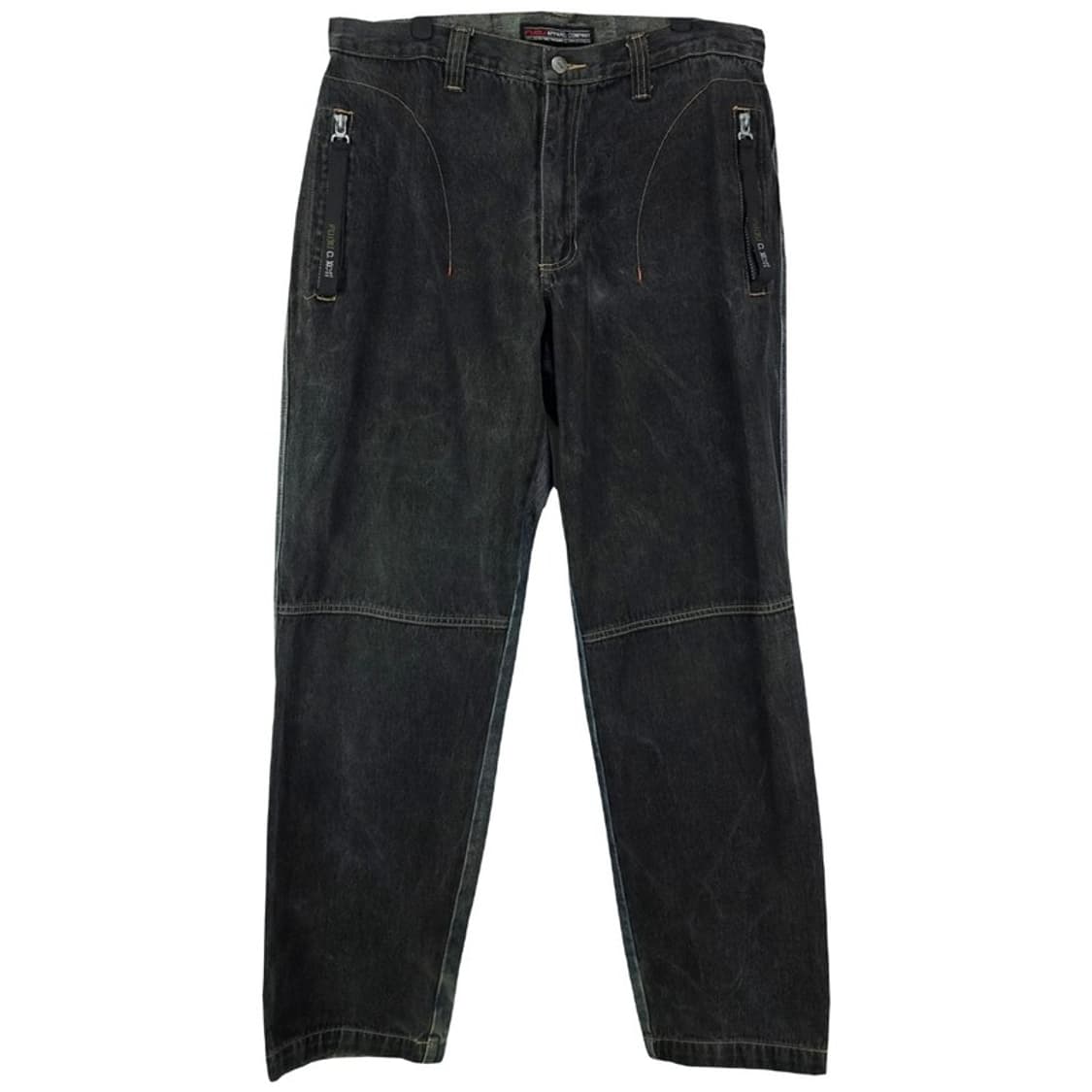 [푸부] 올드스쿨 빈티지 루즈핏 데님 팬츠 청바지 M18652 상품이미지2