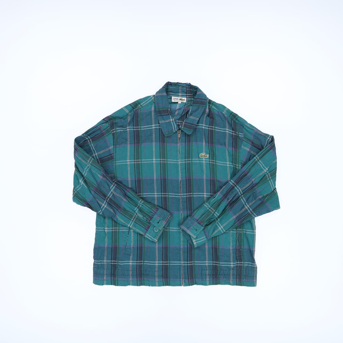 [L] 라코스테 빈티지 체크 블루종 자켓 0112J 상품이미지2