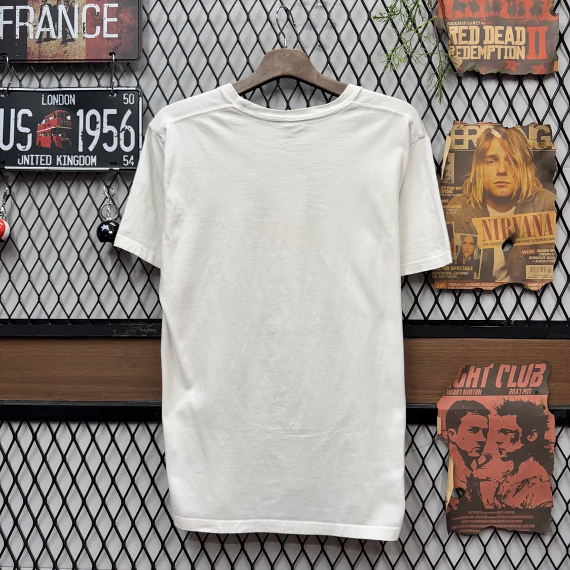 슈프림 클래식 반팔 티셔츠 전면 박스 로고 포인트 화이트 상품이미지2