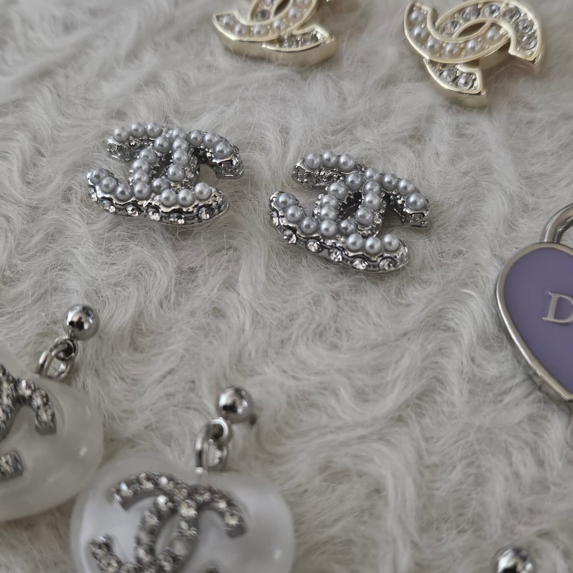 샤넬 디올 정품 빈티지 업사이클링 귀걸이 모음 상품이미지3