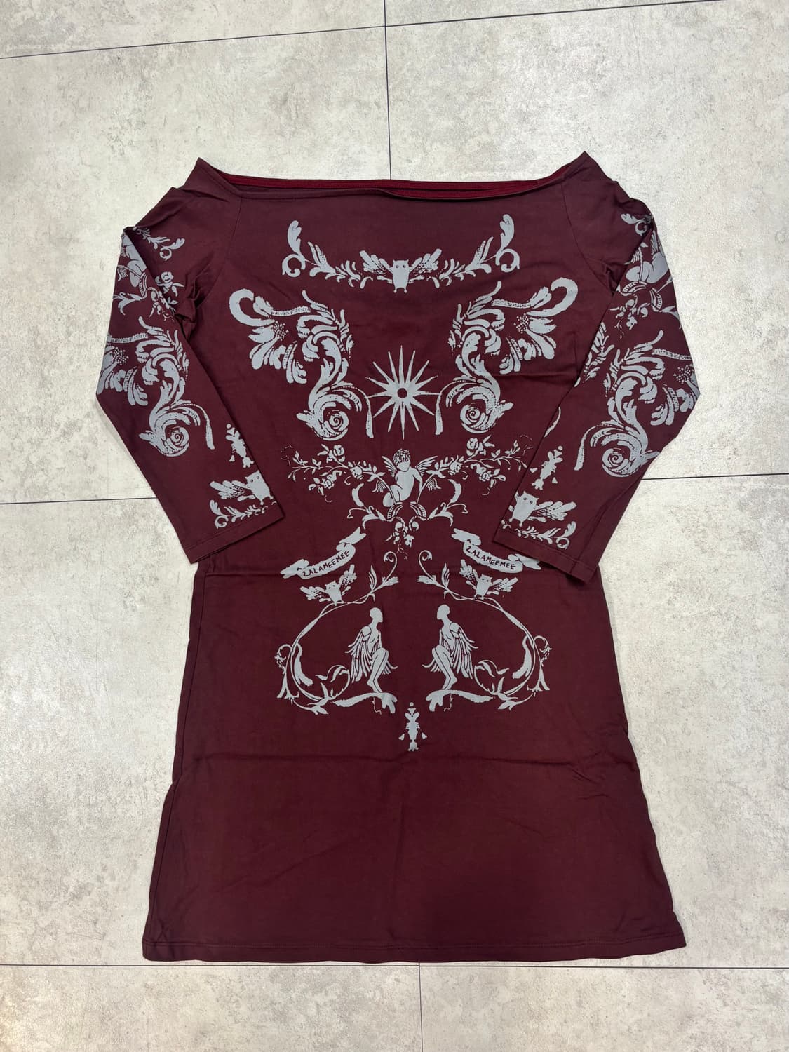 라라미미) Orbit Dress Burgundy 38 상품이미지4