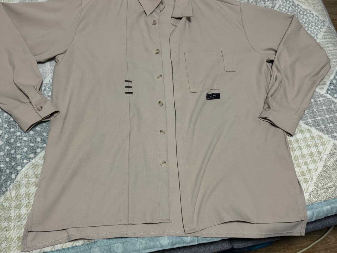 <거의 새것> [L] 에스에스와이 오버핏 셔츠 (베이지) 상품이미지2