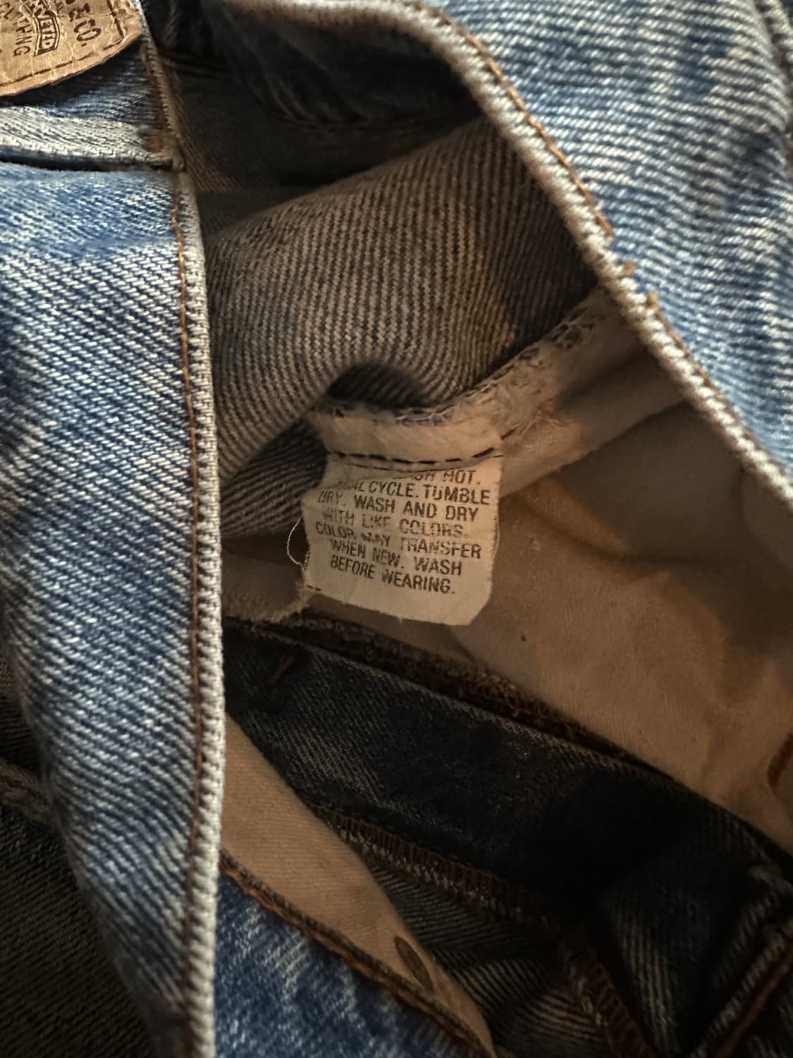 80s USA Levis 517 Boots Cut Denim Pants 상품이미지8