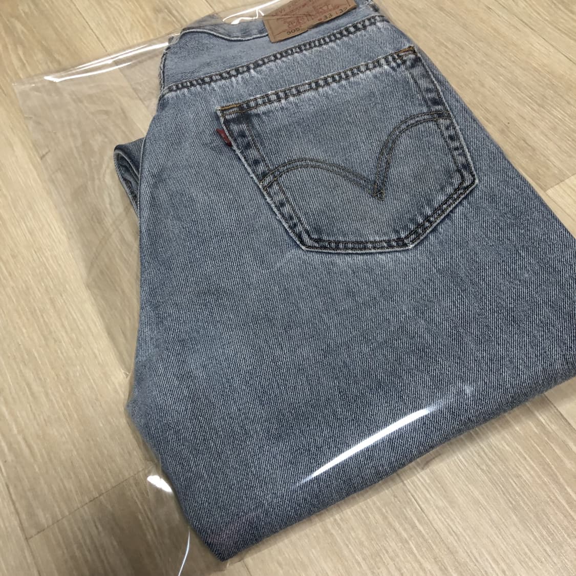 (31) 00's 리바이스 Levi's 505 레귤러핏 연청 워시드 데님 상품이미지10