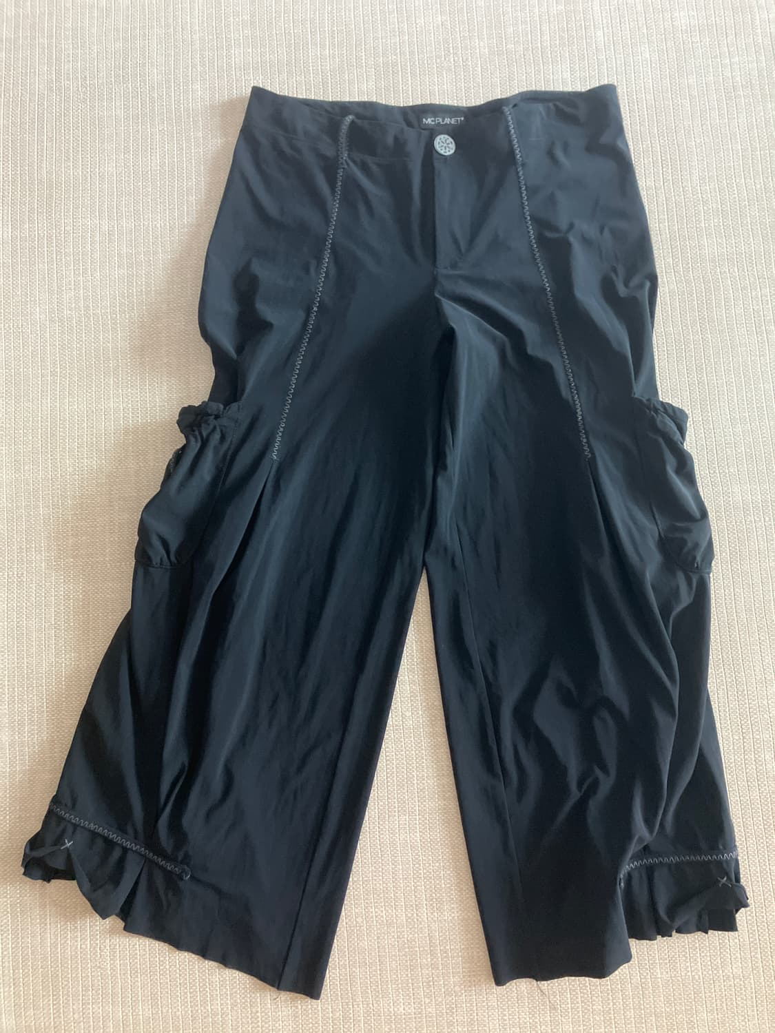 유럽빈티지 MC planet vintage black pants 상품이미지1