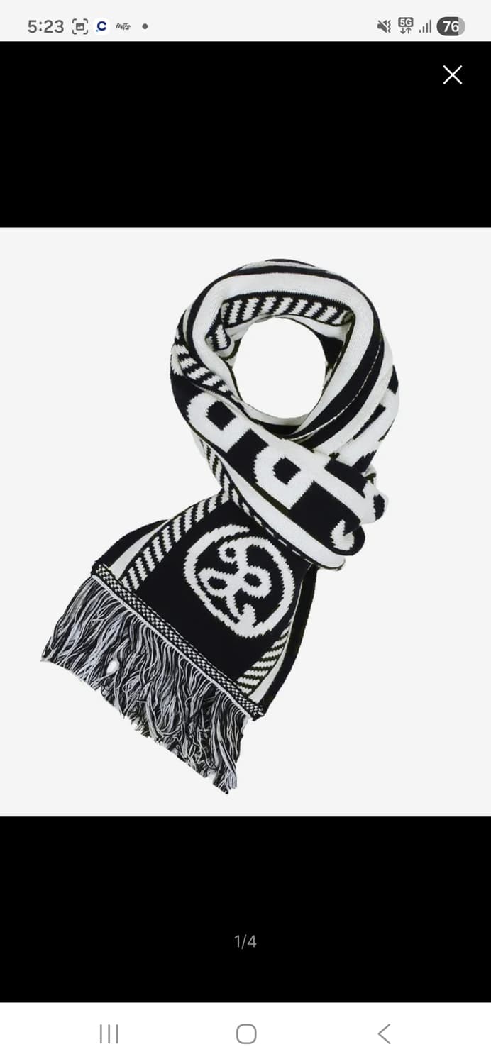 (마지막특가) 엑스톤즈 리버시블 머플러 블랙 상품이미지1