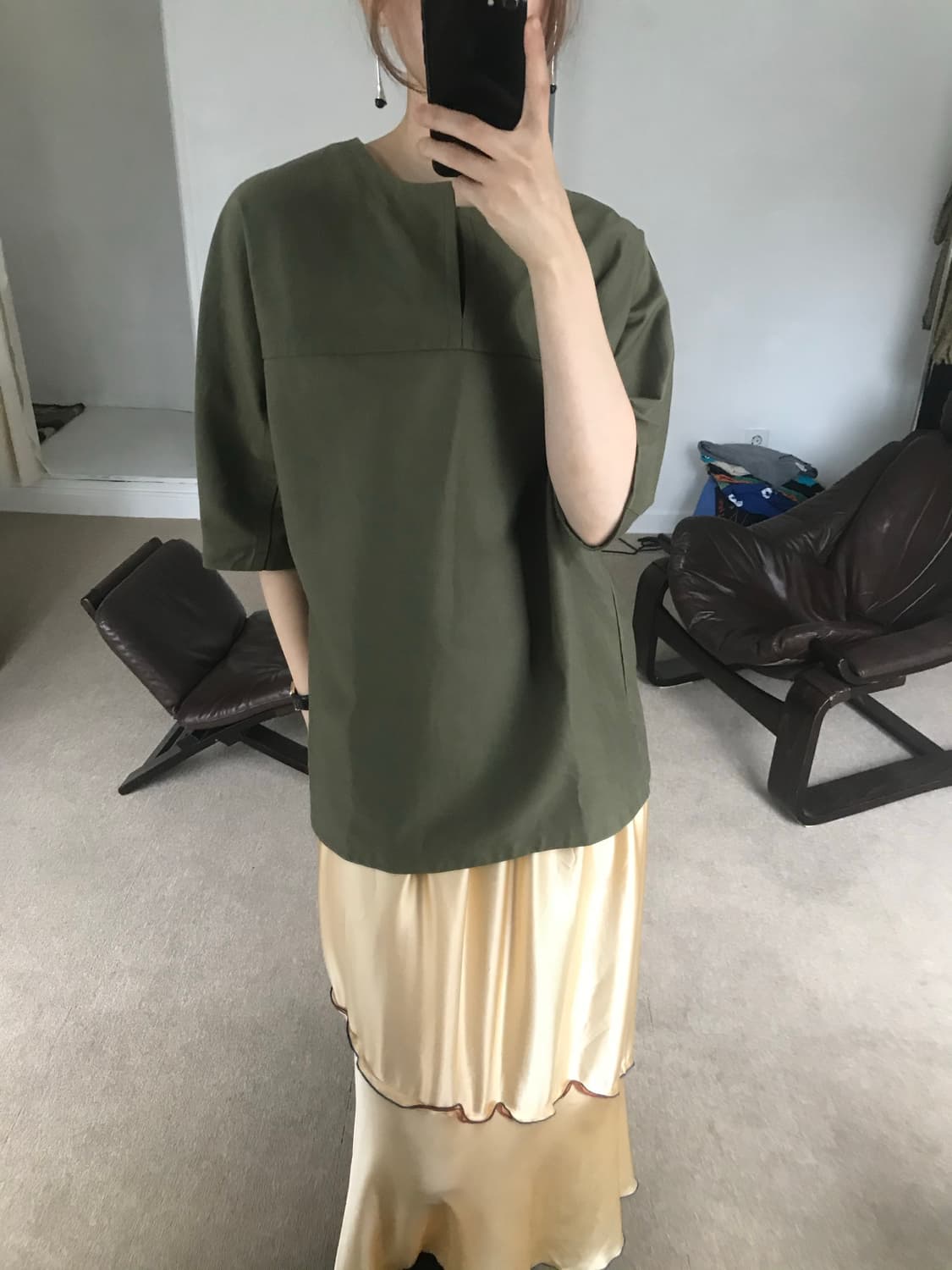 back point blouse 상품이미지2