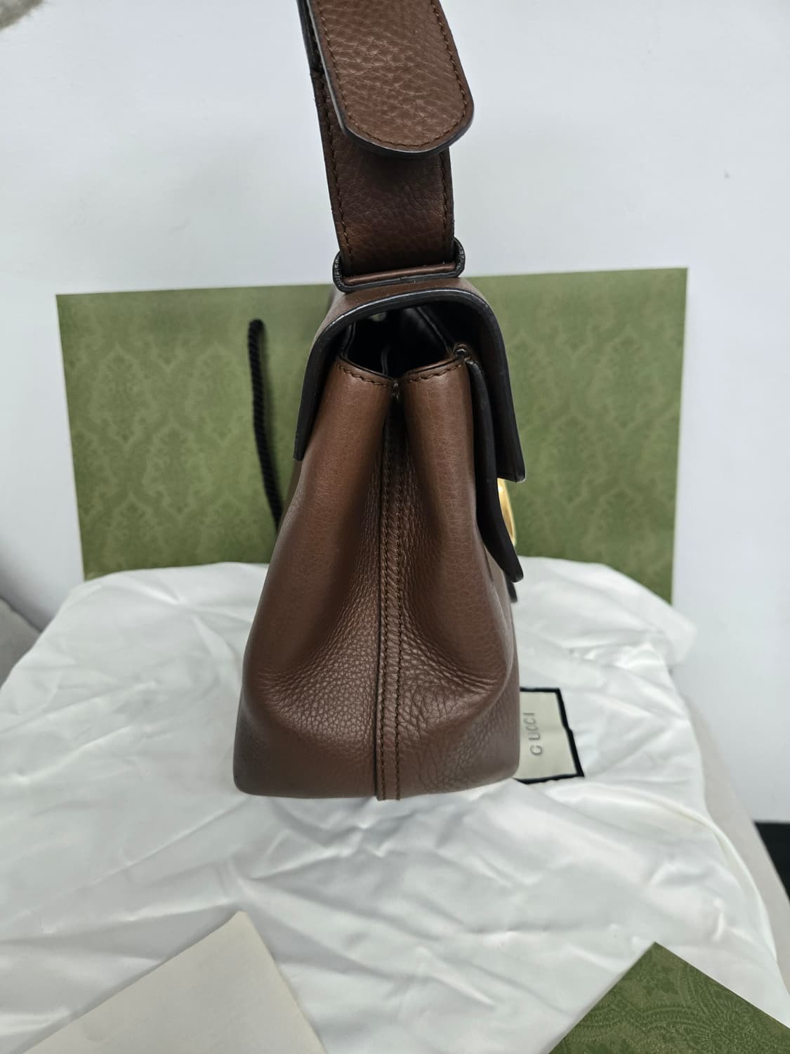 [보증서 정품] 구찌 마몬트 가죽 숄더백 상품이미지4