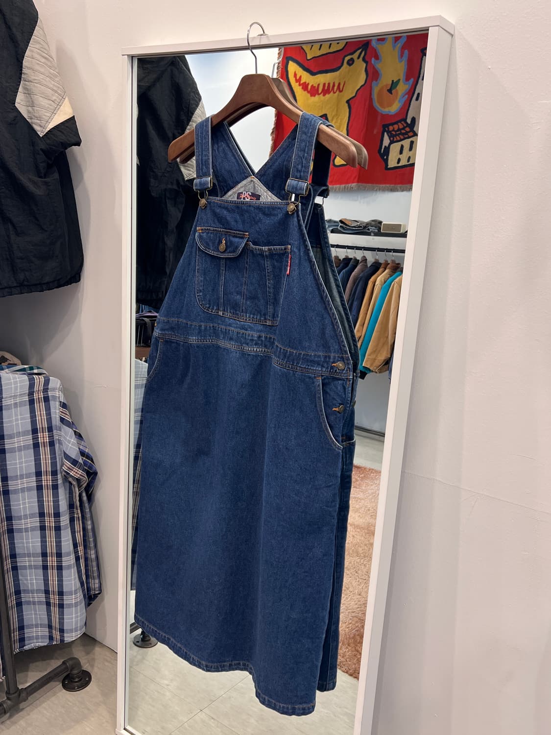 Vtg 빈티지 데님 오버롤 원피스 상품이미지1