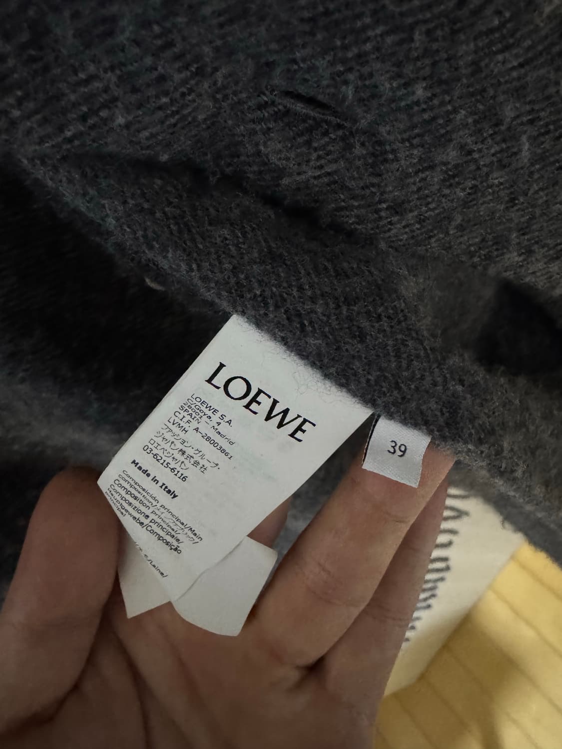 로에베 아나그램 블랭킷 셔츠 자켓 상품이미지5