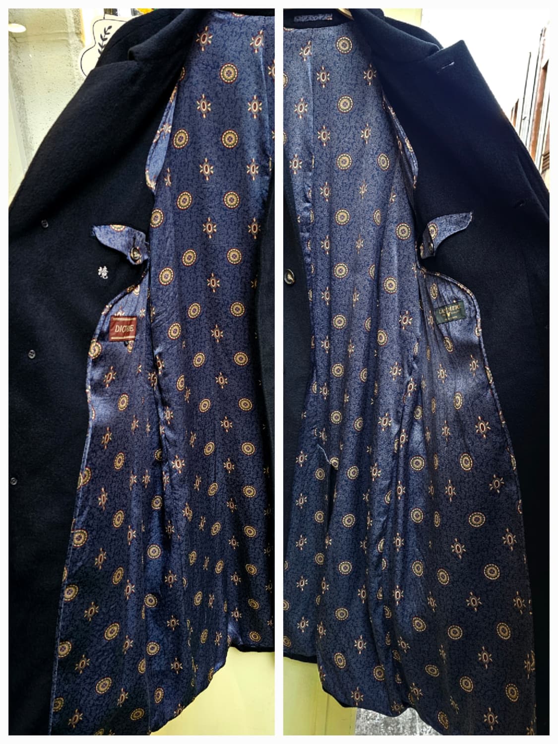 Dicuore 블랙 캐시미어&실크 발마칸 코트 상품이미지7