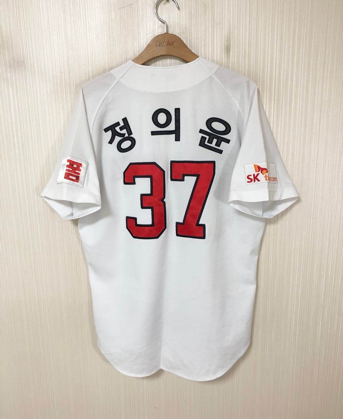KBO 블랙야크 SK와이번스 어센틱 홈유니폼/져지 95 #37 정의윤 상품이미지8