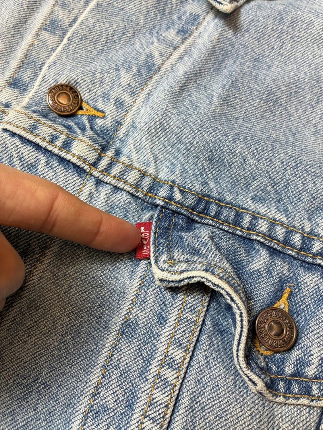 리바이스 90's 오리지널 데님 릴랙스 트러커 자켓 PN8462 상품이미지3